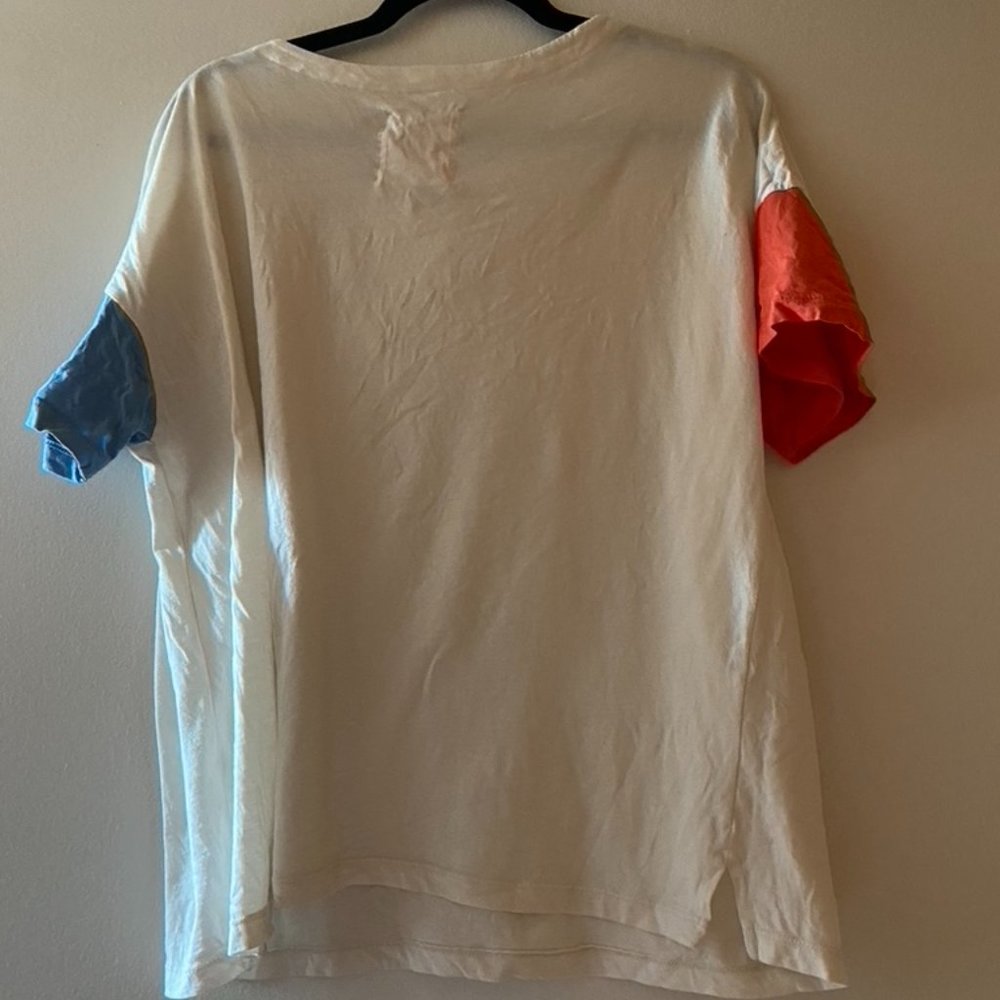 Bando Red and Blue Sleeve Sailor Tee